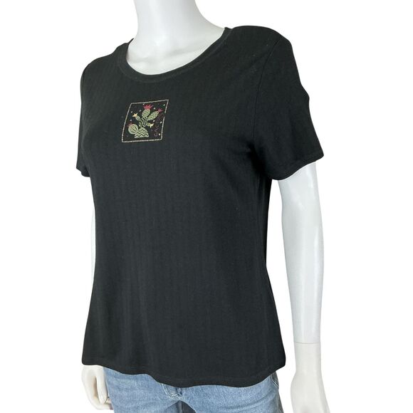 Gudrun Sjoden Cactus Graphic Tee Shirt Top Women's M Short Sleeve Crew BOHO Art - Picture 4 of 12